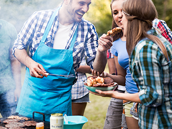 At the grill, let the great taste of a cold ALL-FREE mingle with the great taste of barbecue.